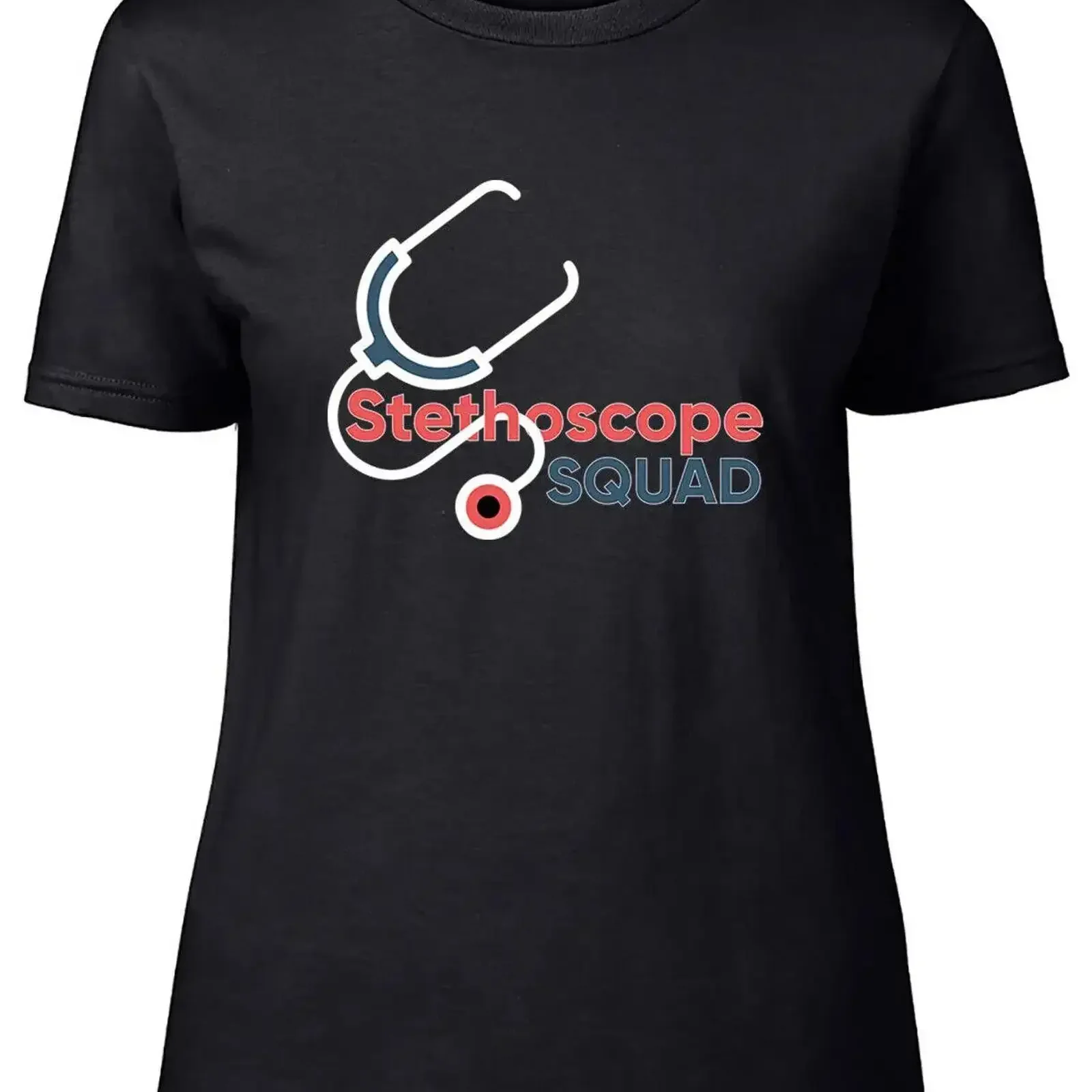 Женская футболка Stethoscope Squad, забавная женская футболка для доктора и медсестры, винтажная стираная мягкая дизайнерская одежда, слегка стильная унисекс