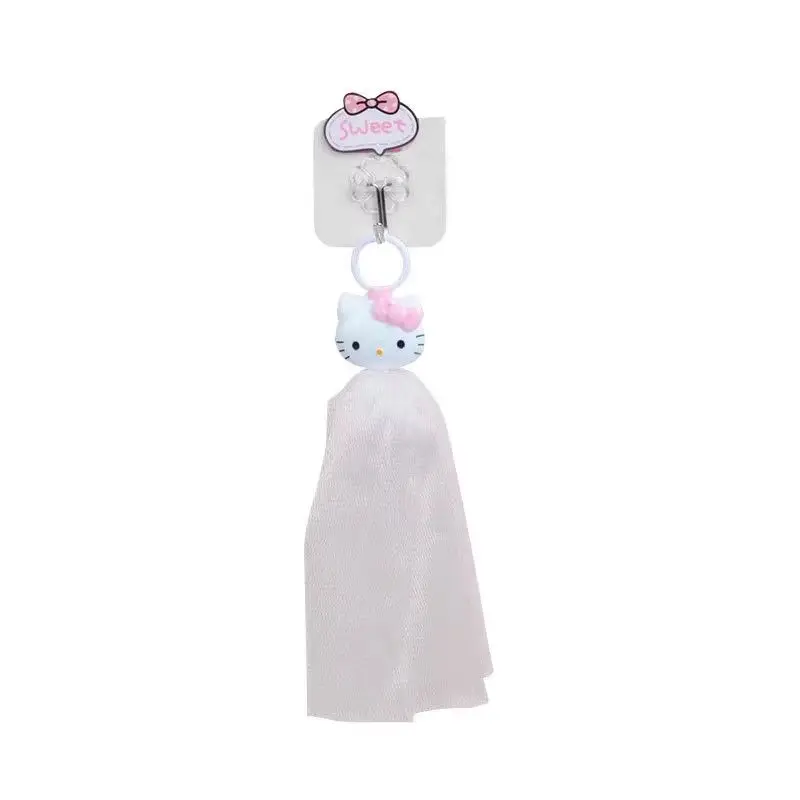 Фото Sanrio Hello Kitty Bubble Net, милое мультяшное очищающее средство для лица, пенящаяся сетка, очищающая пенная сетка для мыла, милое сердце девушки, кавайный подарок №5