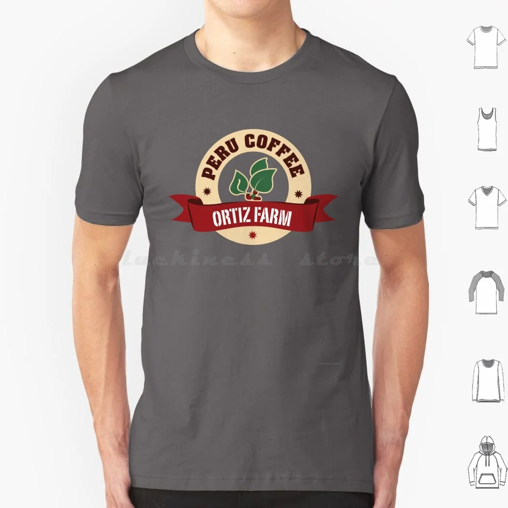 Футболка Ortiz Farm-Peru с логотипом кофе Tekken для мужчин женщин детей 6xl Ortiz Farm Peru Coffee Logo Tekken 8 Azucena