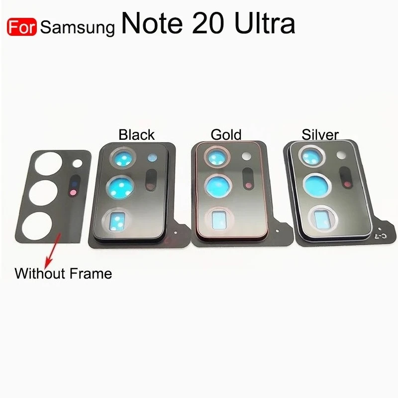 Для Samsung Galaxy Note 20 Ultra 20U задняя крышка объектива камеры стекло с клейкой рамкой объектива наклейка Аксессуары для мобильных телефонов