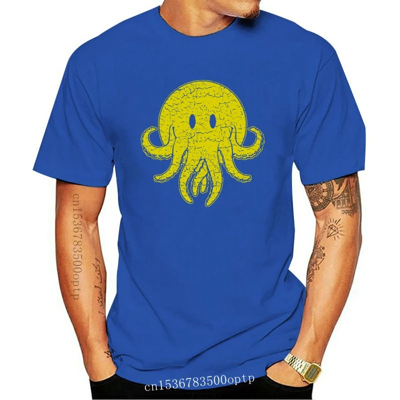 Новая футболка Cthulhu Smile Wars, ужас Аркхэм H. P. Lovecraft Miskatonic R & acuteLYEH хлопковые графические ретро топы футболки