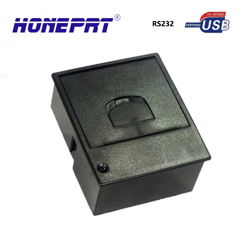 HSPOS 2-дюймовый термопринтер чеков 58 мм TTL USB/RS232 USB DC5V-9V/12V для систем Android, Linux и Windows