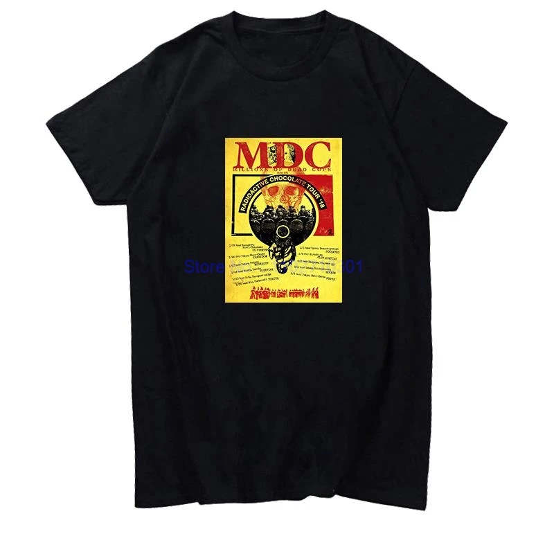 Mdc Millions Of Dead Cops Punk Rock Dead Kennedys Hardcore Графические футболки Летние хлопковые футболки с короткими рукавами Мужская одежда