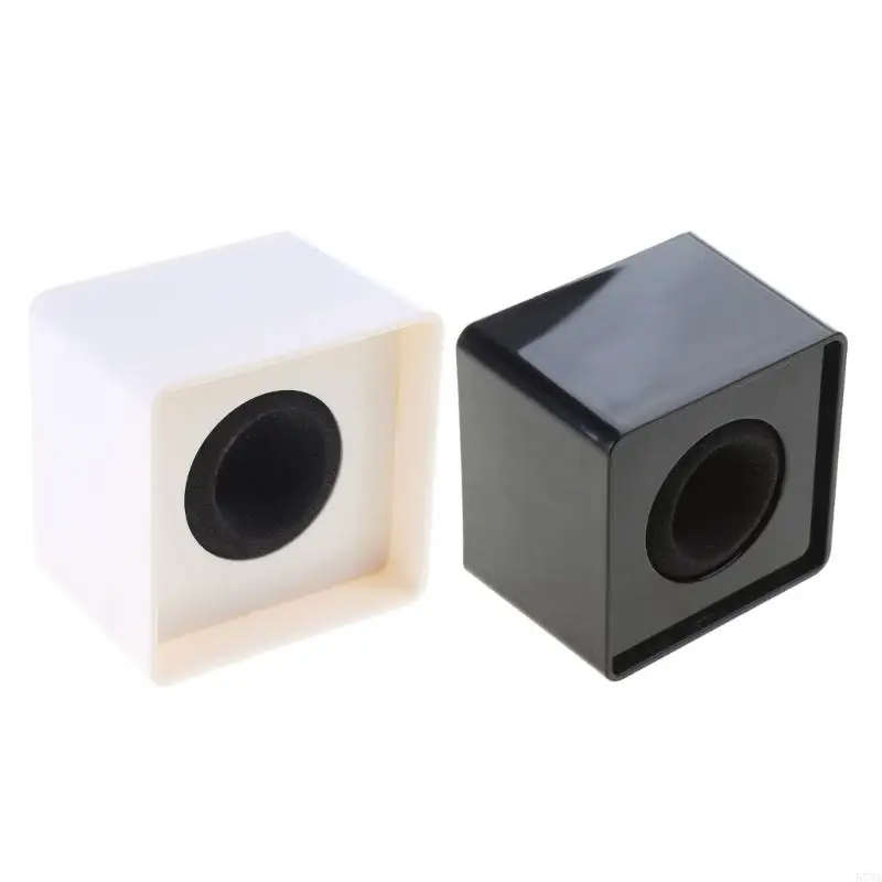 573A ABS Microfone Logopone Logos Logos Stations, держатель квадратных логотисов черный и белый с утолщенным хлопком