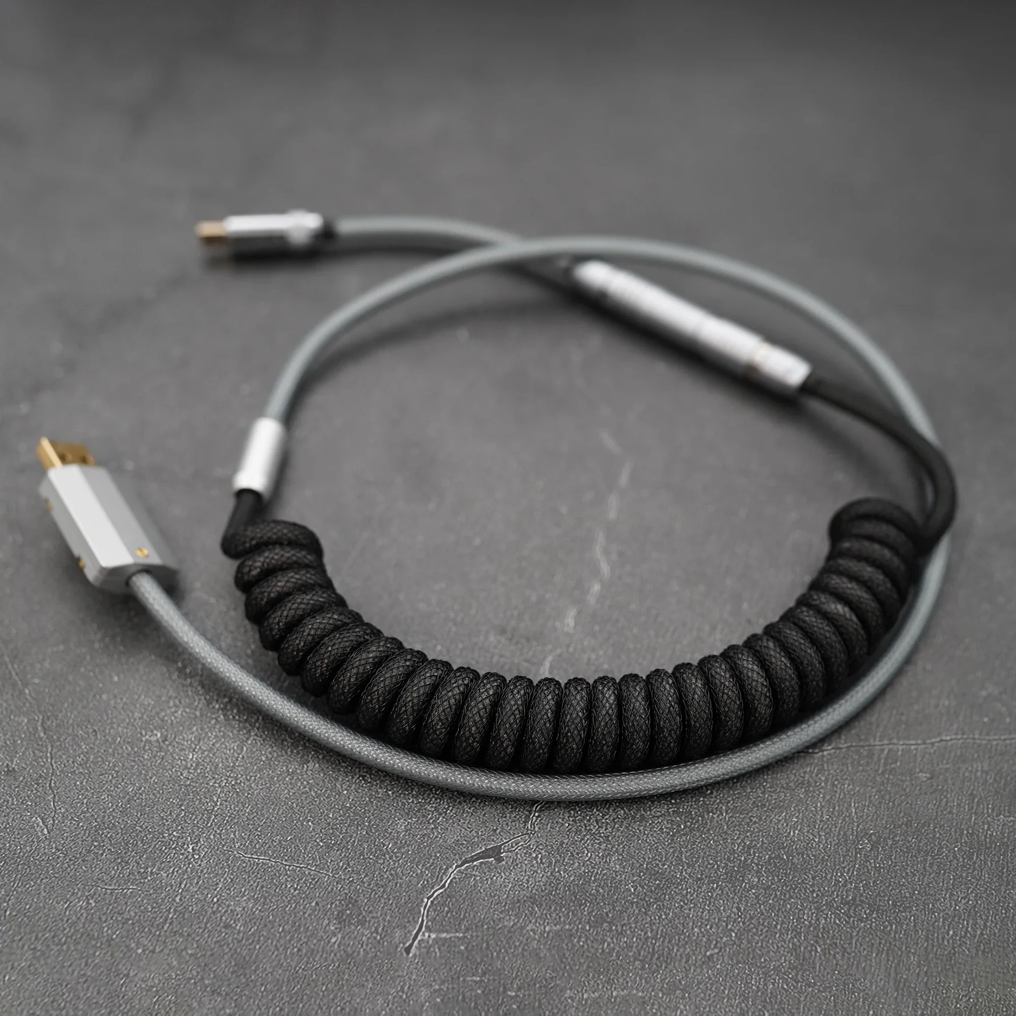 Фото GeekCable Ручная клавиатура Disesuaikan Mekanik Cable Data GMK Tema SP Terbatas Kabel Keycap Programmer Type-c Kabel Keyboard №2
