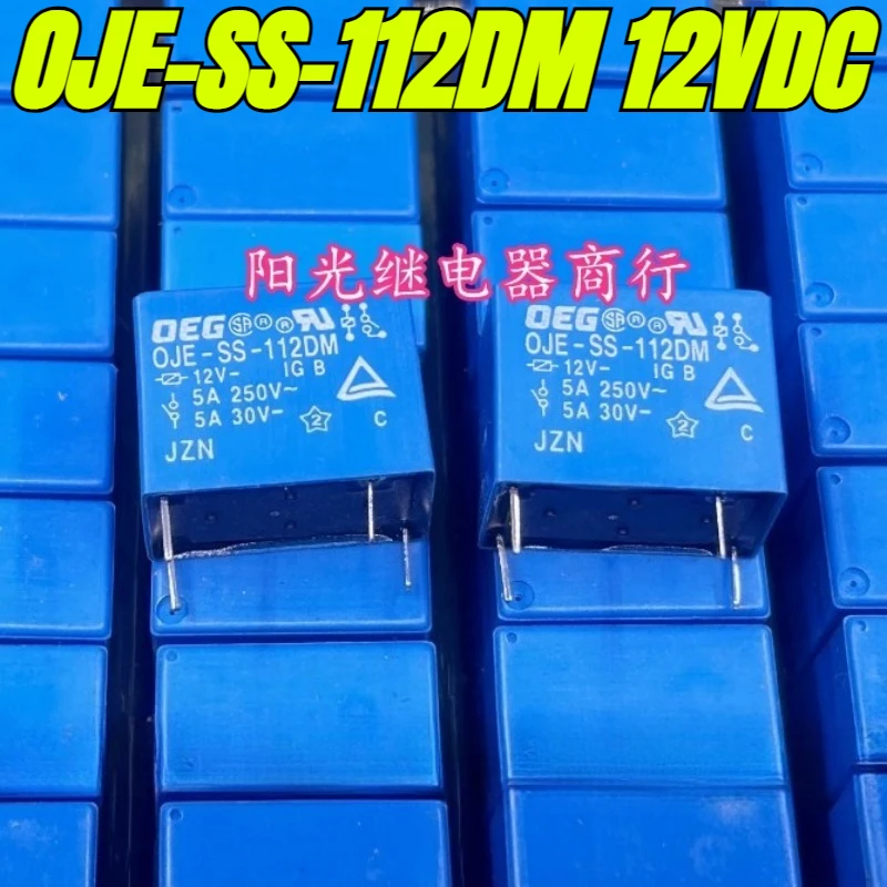 (Совершенно новый оригинал) 1 шт./лот 100% оригинальное реле: OJE-SS-112DM 12 В постоянного тока, 4 контакта, 5 А, 12 В