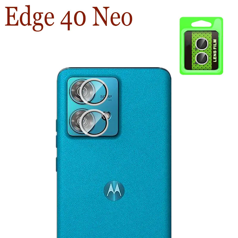 Стекло объектива камеры для Moto Edge 40, защита для камеры Neo, легированная сталь, невидимый HD, разделенный 3D-дизайн
