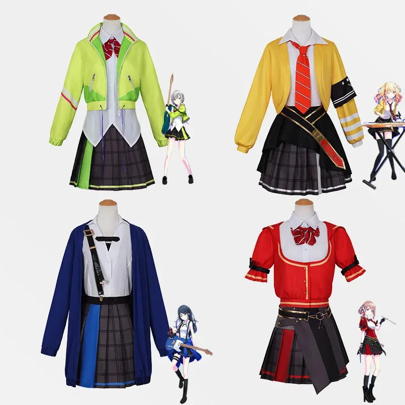 Project Sekai красочный сценический косплей Tenma Saki Hinomori Shiho Hoshino Ichika Mochizuki Honami Leo/need косплей костюм реквизит Костюмы для косплея
