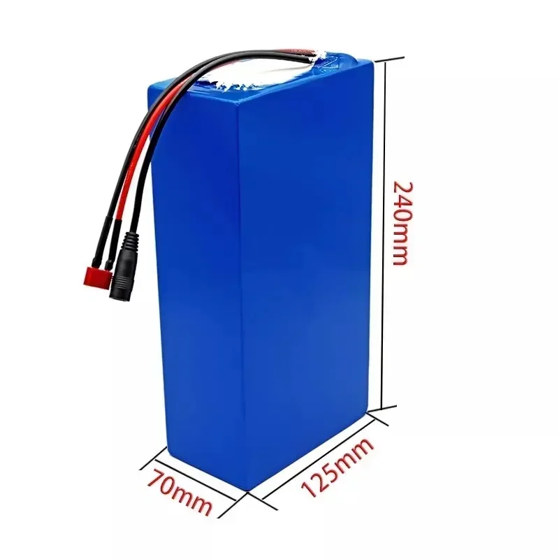 Фото НОВЫЙ НОВЫЙ аккумулятор 13S6P для электрического велосипеда, мотор 18650 W-1000W, DC 1200 В, кон 25 А BMS и cargador 2A, 48 В, 20 Ач №3
