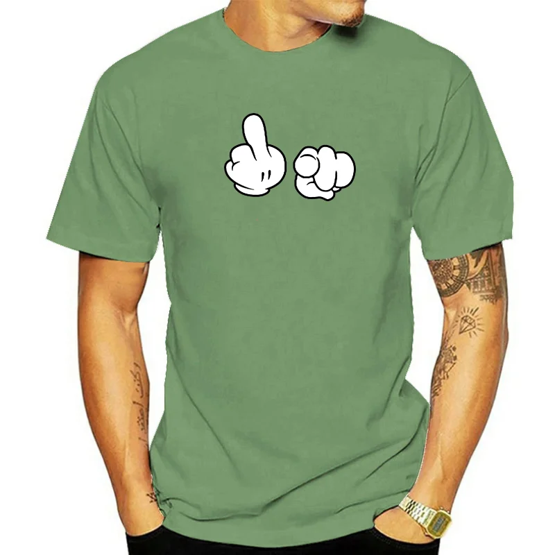 FK You Hands Giving the Middle Finger T-shirt Womens Style