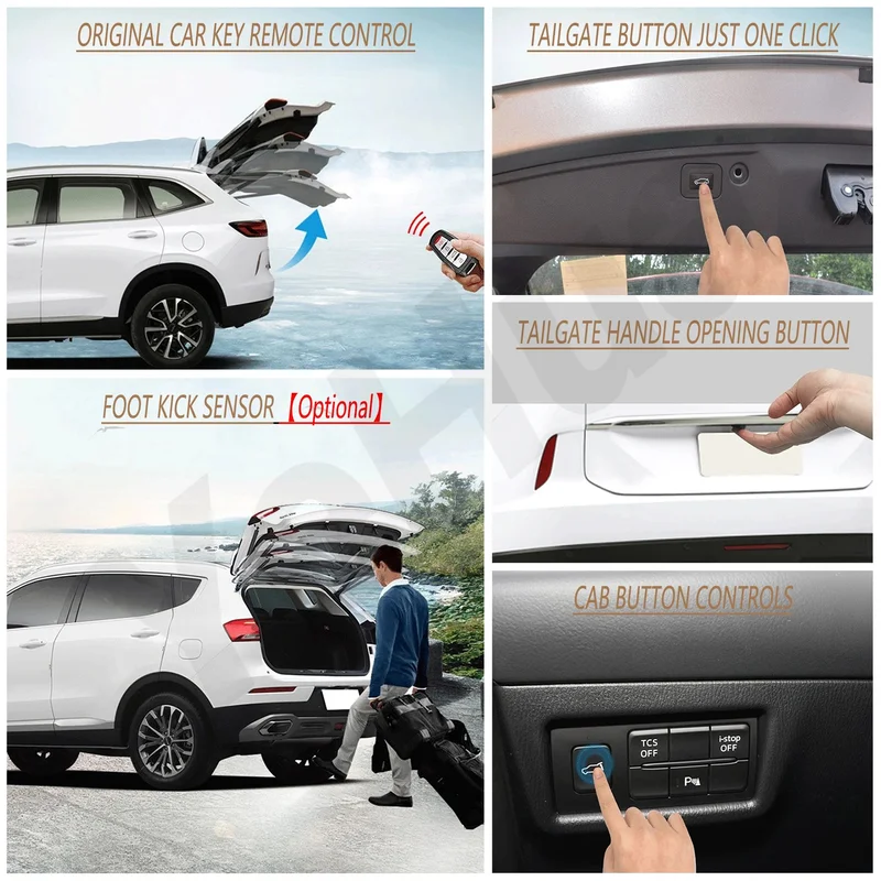 Фото Электрическая подъемная дверь для BYD Seagull 2023-2024, автомобильная подъемная дверь, Открыватель для задней двери с функцией дистанционного управления №4