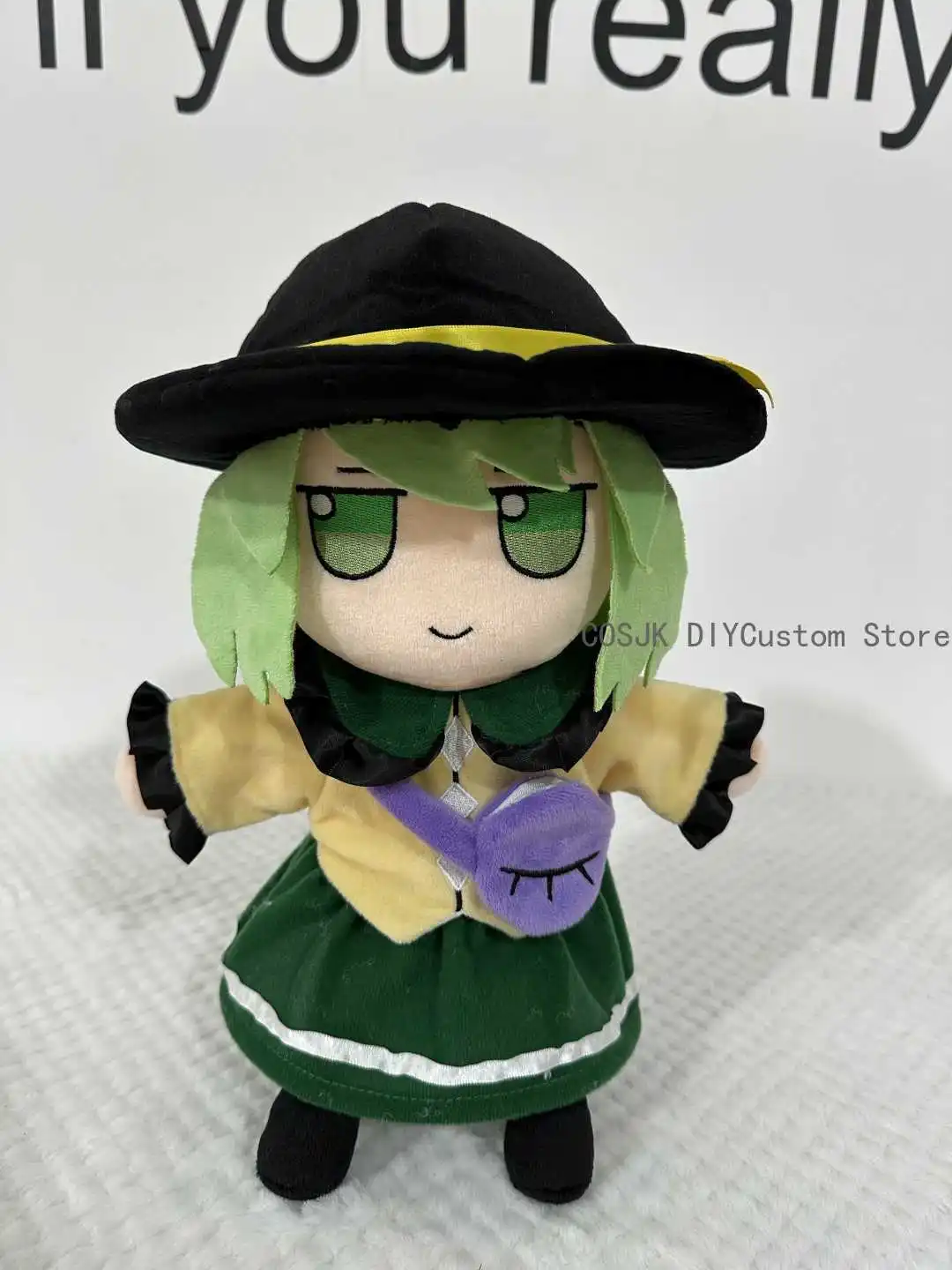 Фото Аниме TouHou Project Komeiji Satori Komeiji Koishi Косплей Ручная кукла Мягкий подвижный палец Очаровательный талисман Забавный подарок №4