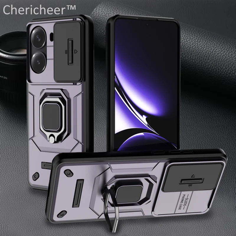 Чехол для Xiaomi Redmi Turbo 4 3 Poco X7 X6 Neo X5 F5 F6 M6 Pro C65 C75, защита камеры, военный щит, бронированное кольцо, бампер, чехол