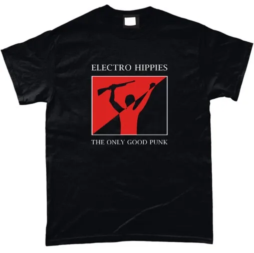 Футболка Electro Hippies Music Punk Crust Grindcore Carcass Discharge Heresy G182