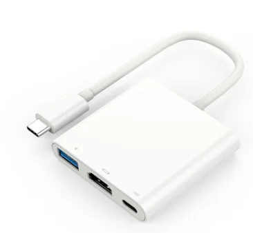 Фото Адаптер для зарядки 3 в 1, USB 3,0 PD, HDMI 4K №5