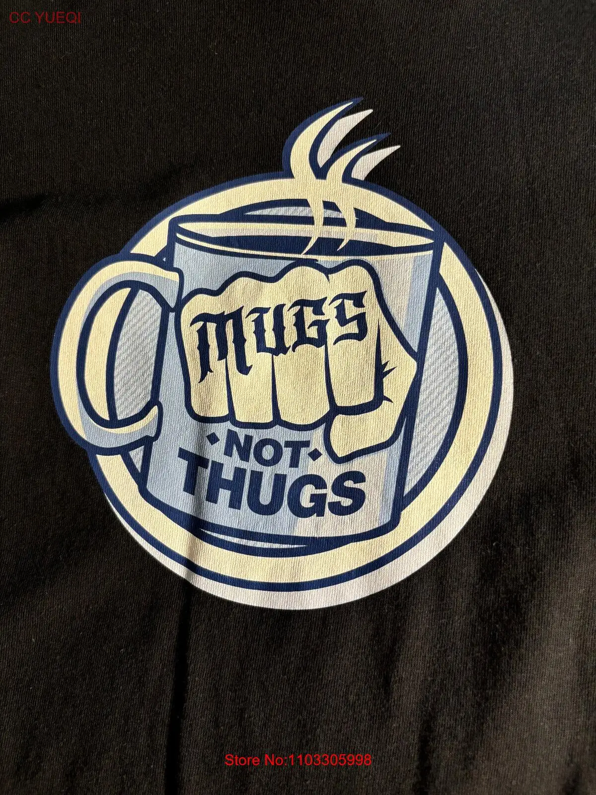 Футболка с кружками Not Thugs, новинка, без тегов, мятная мода из тяжелого хлопка 5XL для любителей кофе