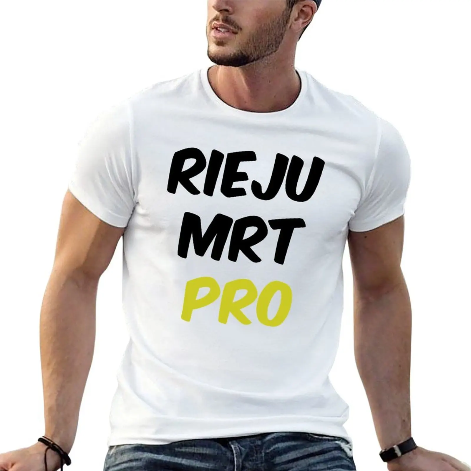 Футболка RIEJU MRT PRO, дизайнерская футболка, мужская футболка из 100% хлопка, футболка люксового бренда