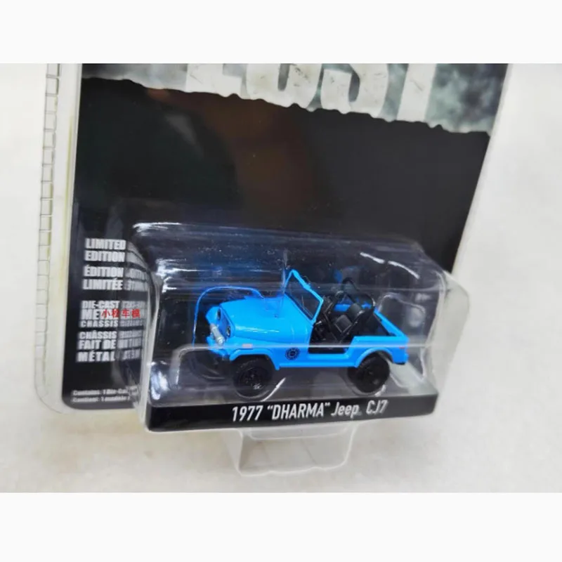 Фото Литой под давлением Greenlight, масштаб 1:64, 1977 джипа CJ-7 «Дхарма», модель автомобиля из сплава, классическая коллекция, демонстрационная игрушка №2