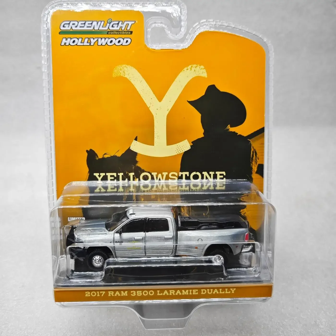 GreenLight 1:64 2017 Ram 3500 Laramie Dually Изысканная модель автомобиля, имитация игрушки из сплава