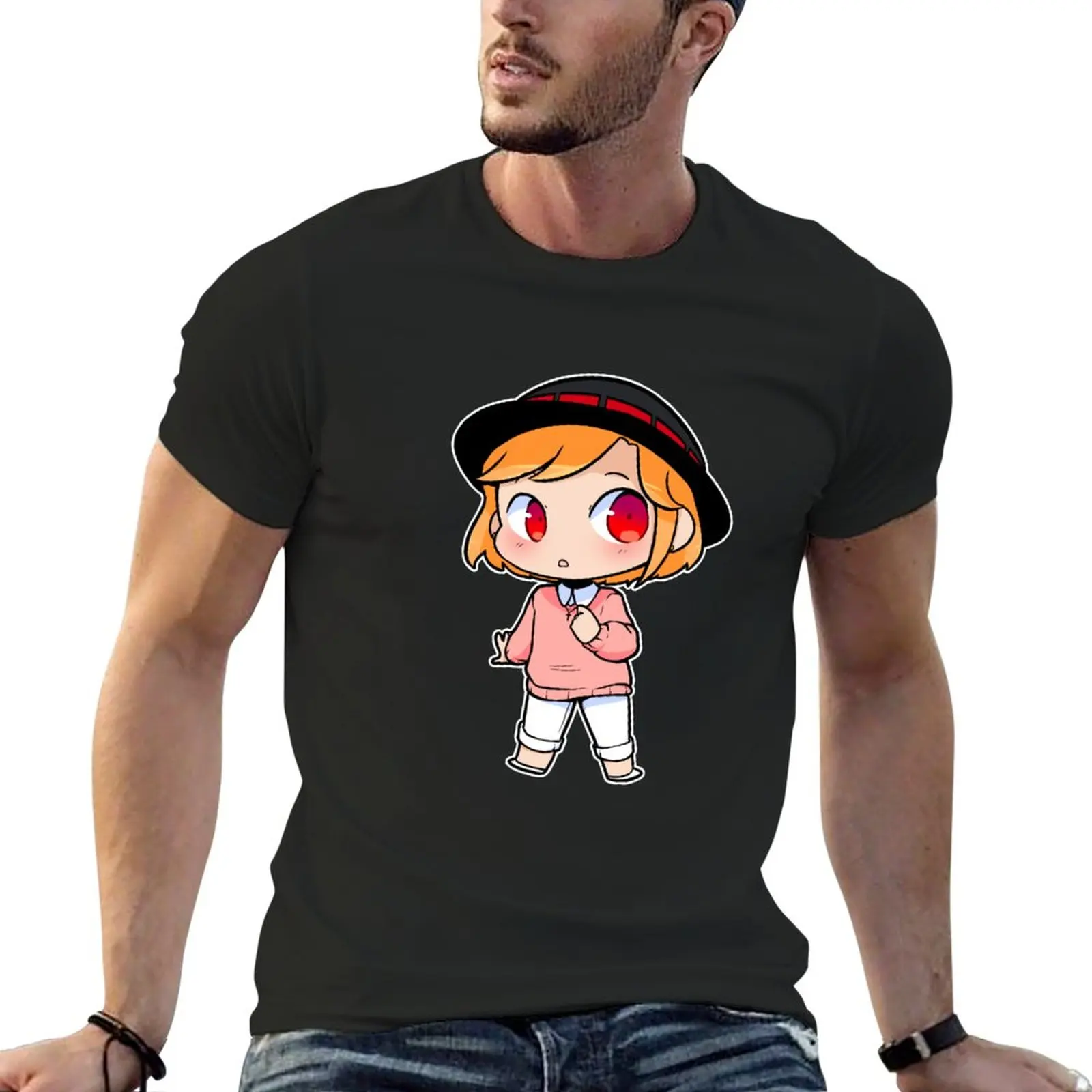 Rudy футболка Chibi винтажные спортивные футболки для фанатов, графические футболки, мужские футболки с графическим рисунком на заказ