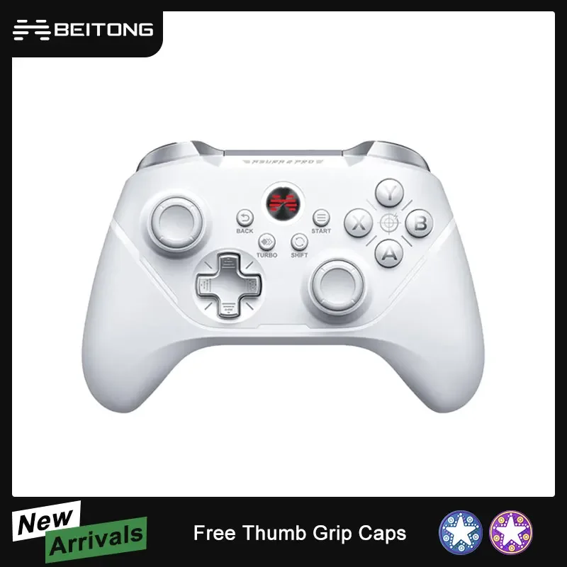 Игровой контроллер BEITONG aсура 2 Pro + для ПК, беспроводной геймпад с эффектом Холла для Nintendo Switch, Windows, Android, iOS, Steam Deck