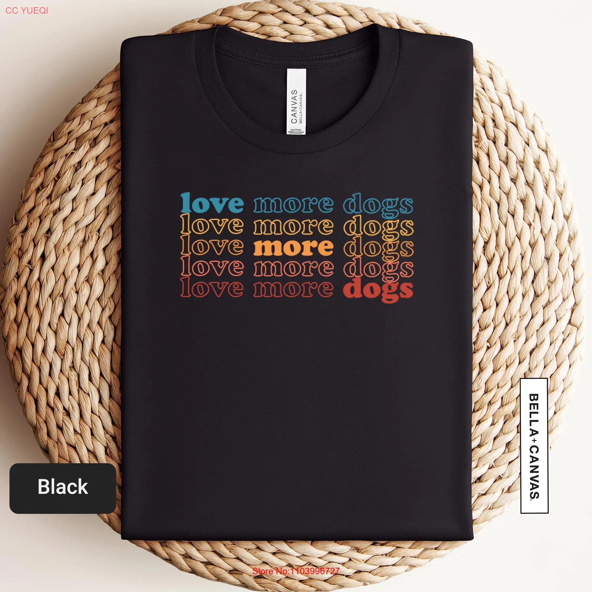 Футболка Love More Dogs Dog Walker для прогулок, одежда для любителей домашних животных, 0880, с длинными или короткими рукавами