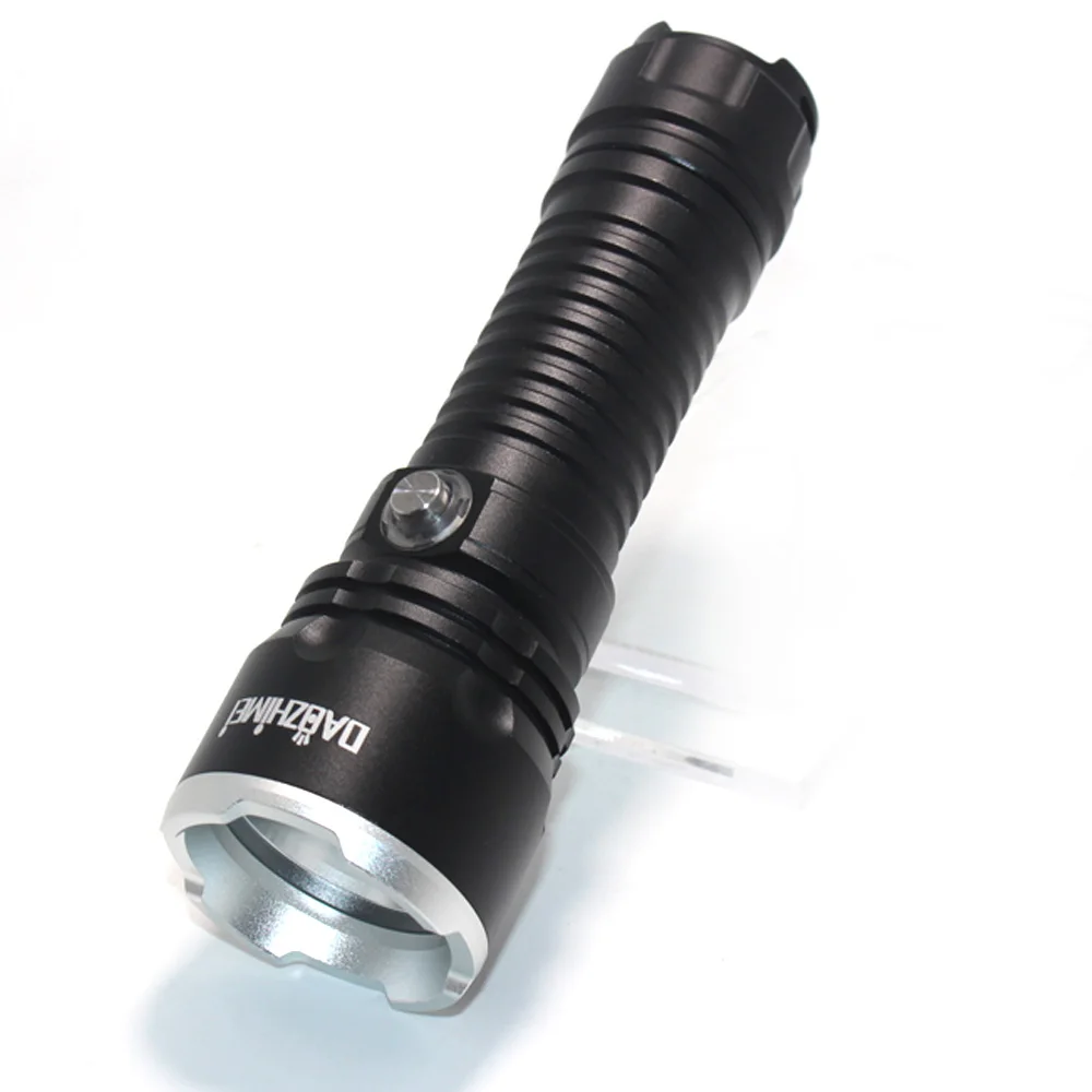 Фото Мощный светодиодный фонарик для дайвинга XHP70.2 IPX8, подводный, 100 м, водонепроницаемая лампа для дайвера, 4 режима, подводный дайвер 26650, поисковый фонарь №3