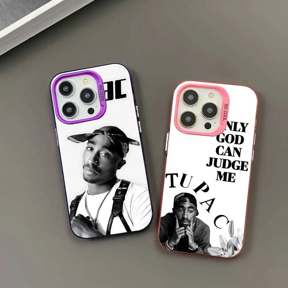 Чехол для телефона T-TupacS, 2 упаковки для iPhone 17, 16, 15, 14, 13, 12, 11 Pro MAX, матовый противоударный матовый чехол с защитой от падения