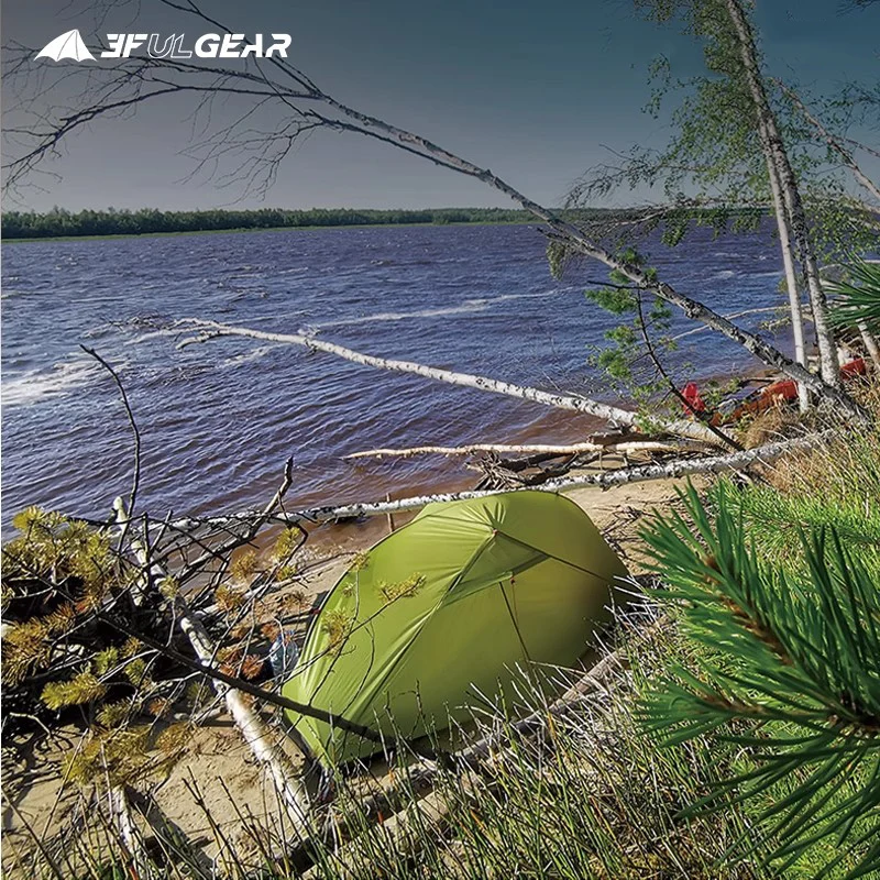3F UL GEAR 1-местная палатка для кемпинга Сверхлегкая водонепроницаемая уличная туристическая палатка 15D силиконовая велосипедная туристическая палатка с ковриком (art.: 3920cdc5334b7) - 3920cdc5334b7