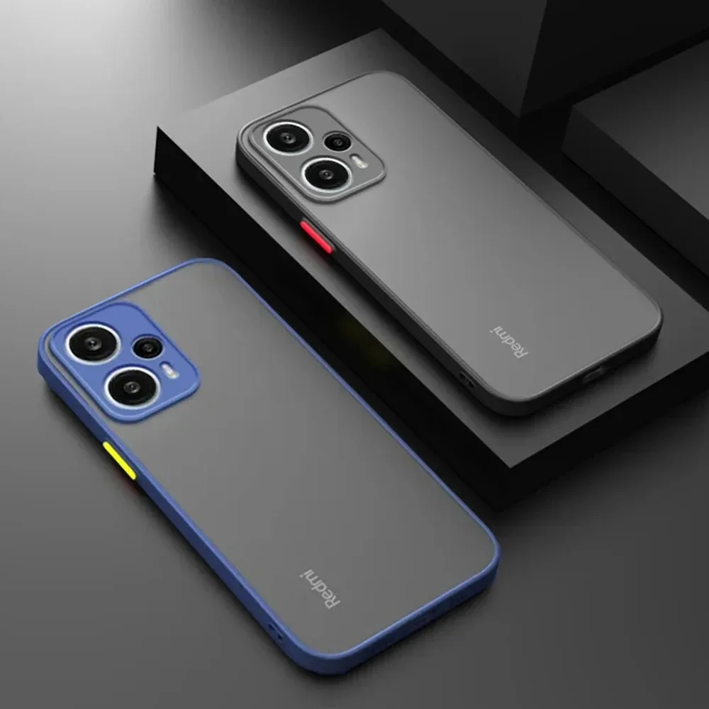 Подходит для Redmi Note 15 Pro, чехол для мобильного телефона Redmi Note 14 5G, защитный чехол 13, матовый полупрозрачный универсальный чехол Xiaomi