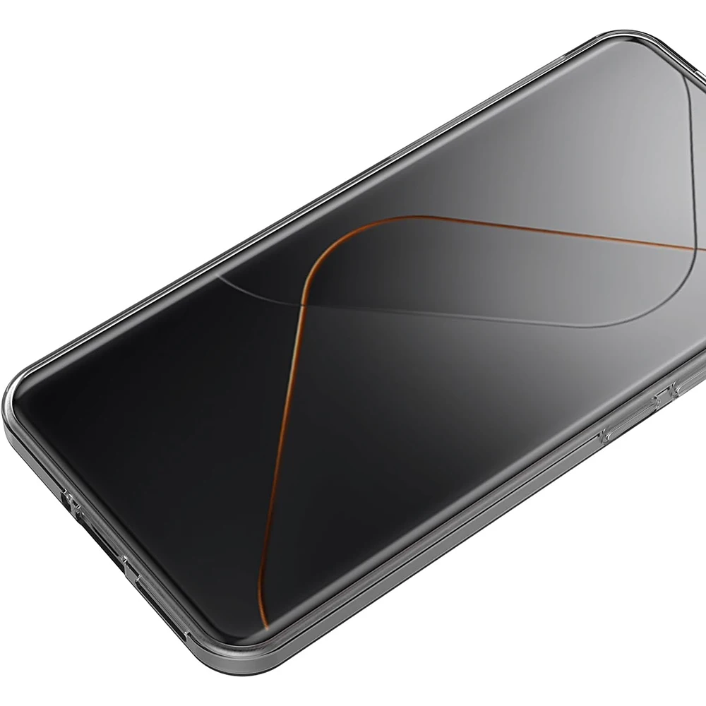 Фото Kianghue оригинальный силиконовый мягкий чехол для Xiaomi Mi 14 14T 13 13T T Pro, ультратонкий прозрачный чехол, прозрачный противоударный чехол №5
