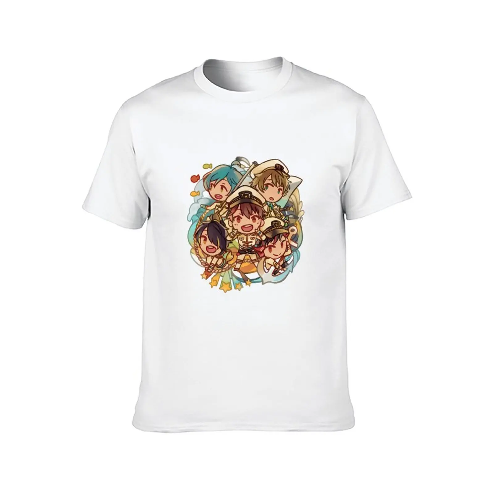 Фото Футболка Enstars Ryuseitai Pirate Fes, мужская роскошная мужская футболка, хлопковая футболка высокого качества №2