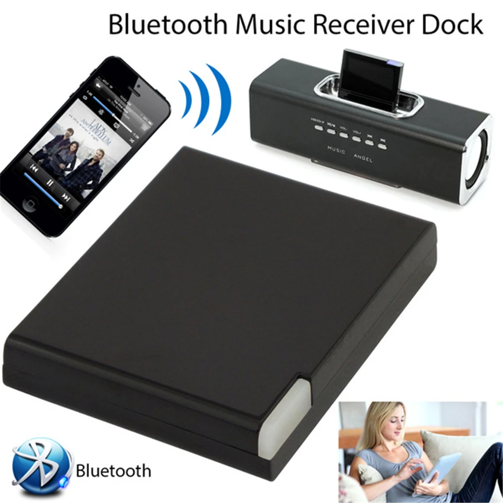 Фото Durbale 30-контактный беспроводной Bluetooth Bluetooth 5.1 для док-станции, динамика, аудиоадаптера, музыкального приемника, адаптера, док-станции, беспроводные адаптеры №2