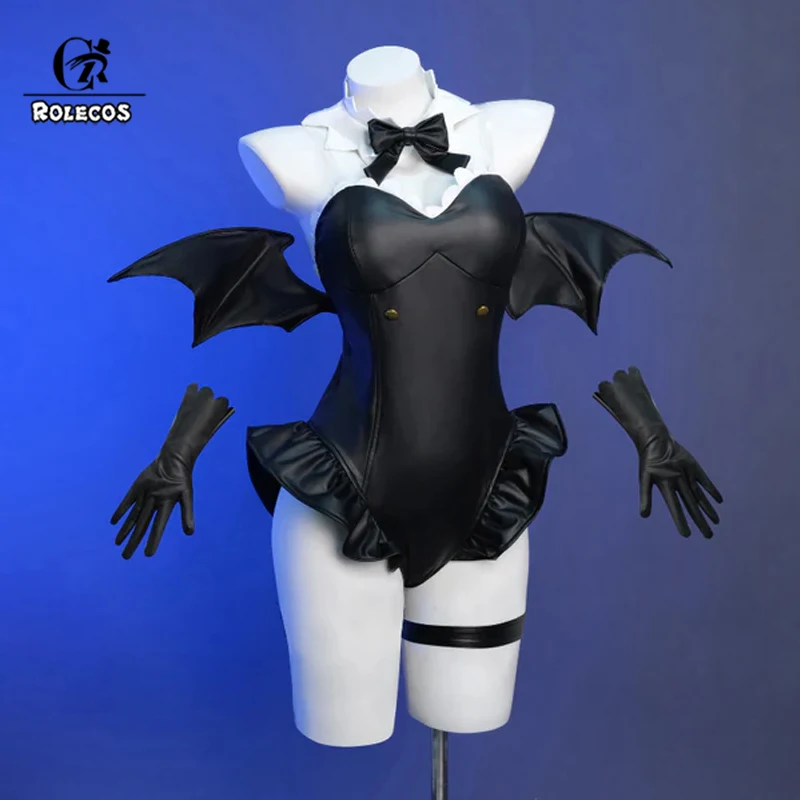 ROLECOS Re:Zero Night Wizard Rem Косплей Костюм Re:Zeroamassa Starting Life in Another World Rem Платье Хэллоуин Наряд Полный комплект