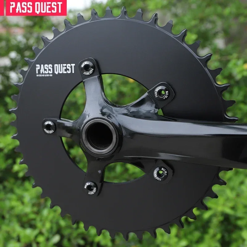 Узкая широкая звездочка PASS QUEST 110BCD с 5 когтями AERO для DA7950 Ut6750 105 tiagra4650 FSA 3D + шоссейного велосипеда, складная гравийная 9-12 скоростей