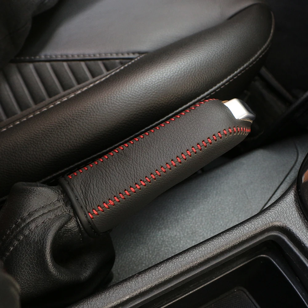 Чехол из углеродного волокна для ручного тормоза передач для nissan juke vw golf 6 ford focus 2 audi a5 suzuki swift toyota chr bmw f31