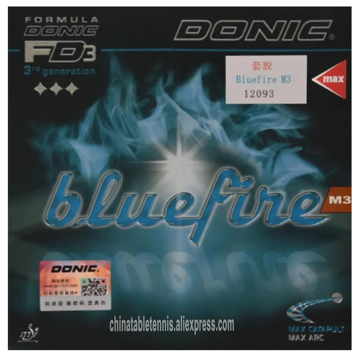 Donic Blue Fire M3 Bluefire M3 Pips-in Резиновые шипы для настольного тенниса в резине для пинг-понга с синей губкой
