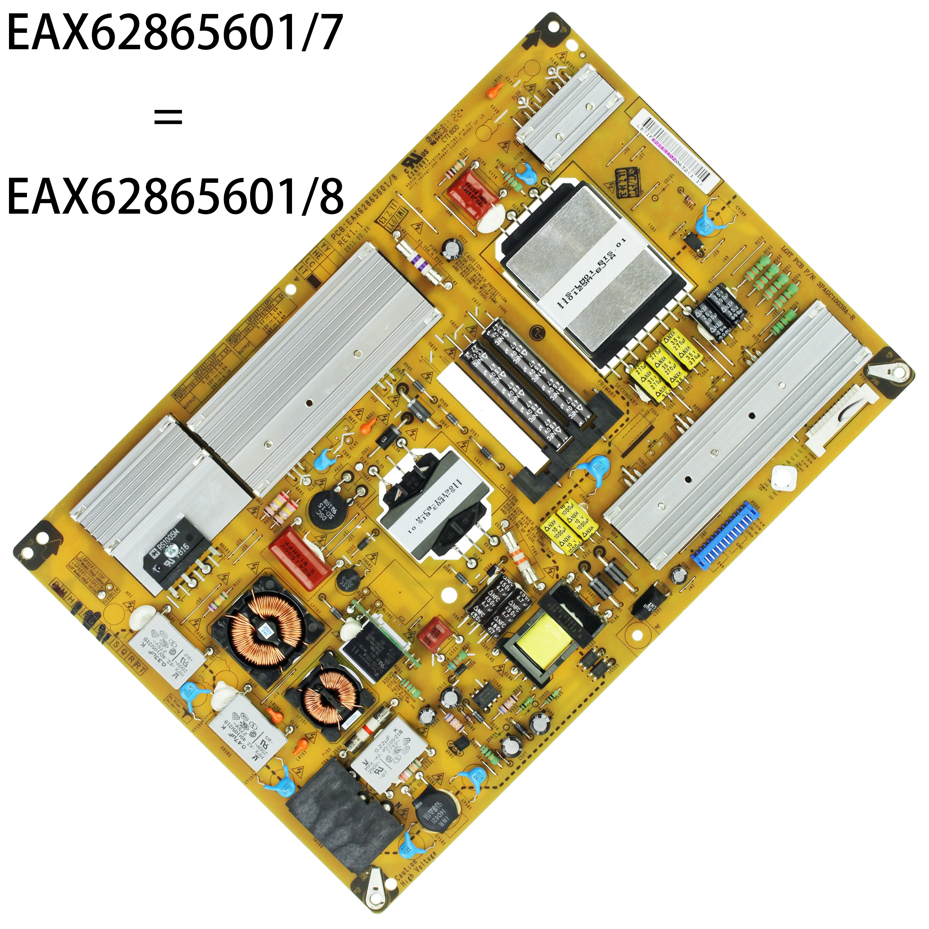 EAX62865601/7 = EAX62865601/8 LGP3237-11SP плата питания для телевизора 32LV2500 32LV2500-UA 32LV2500-UG 32LV3500 32lV375G 32