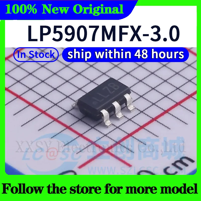 LP5907MFX-1.2 LP5907MFX-1.8 LP5907MFX-2.5 LP5907MFX-2.8 LP5907MFX-3.0 LP5907MFX-3.3 LLTB LUB LN7B LLYB LLVB (art.: 3920d08146b1b) - 3920d08146b1b