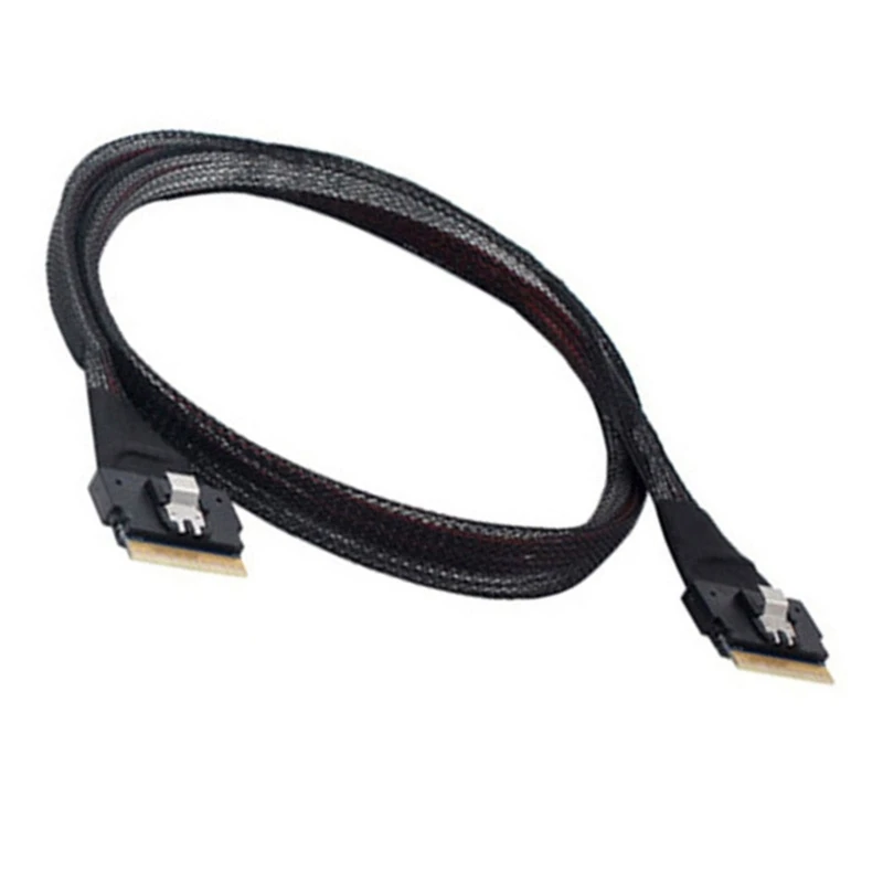 Фото Хост 896F SFF-8654 8i 74pin к разъему-вилке кабеля SFF-8654 74Pin SAS4.0 №4