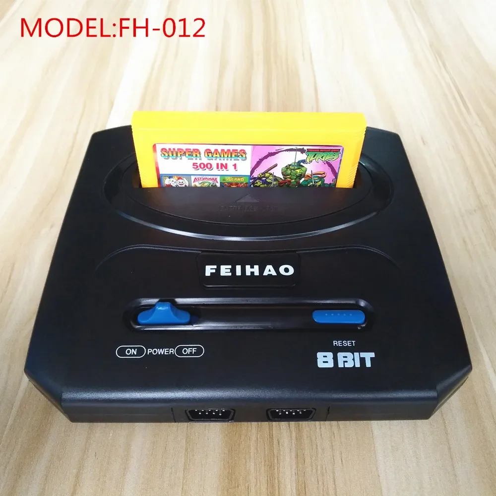 Фото 2025 8-битная игровая консоль FH-012 в стиле ретро для ТВ для игр FC/Dendy с двумя геймпадами и поддержкой желтого игрового картриджа №5