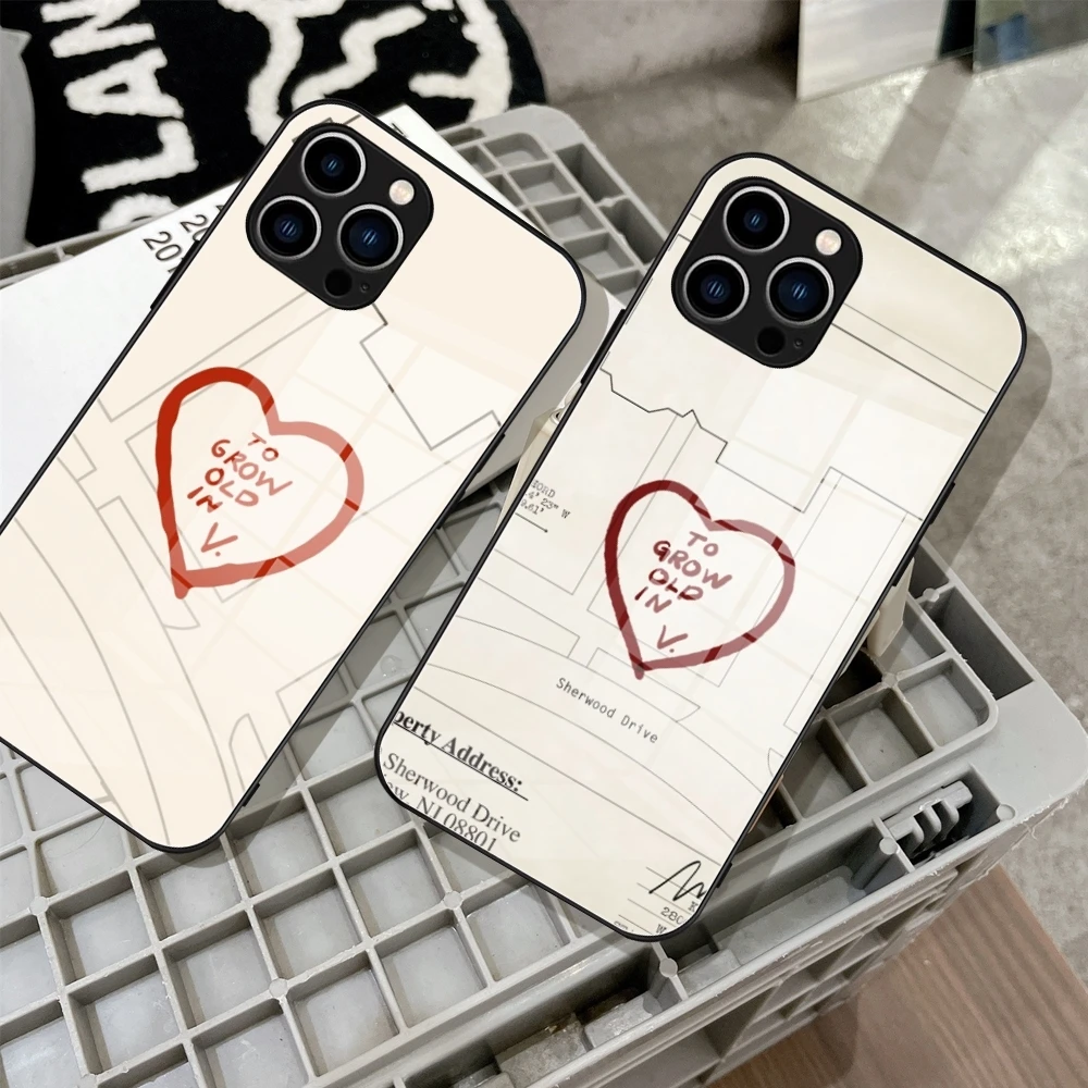 Чехол для телефона с закаленным стеклом для IPhone 15 14 13 12 11 Pro Max Plus Samsung S24 Ultra S23 Fe S22
