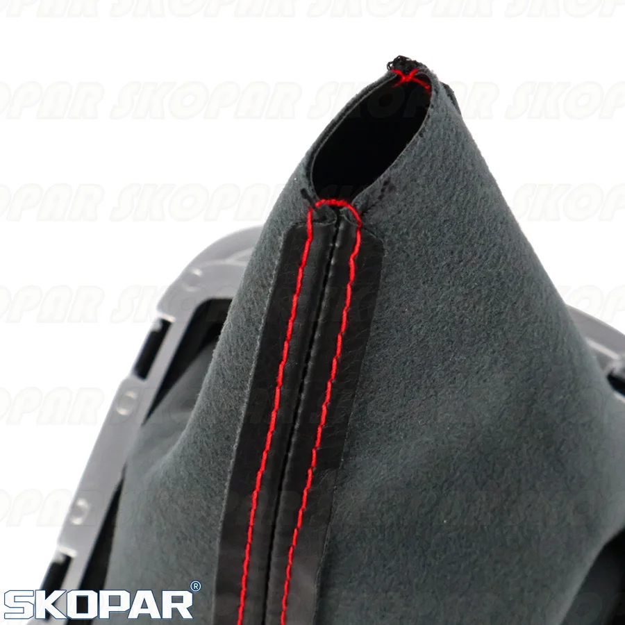 Фото Для VW Polo 6R 6C 2009 2010 2011 2012 2013 2014 2015 2016 2017 2018 Автомобильные аксессуары Двигатель переключения передач Red Line PU Boot №4
