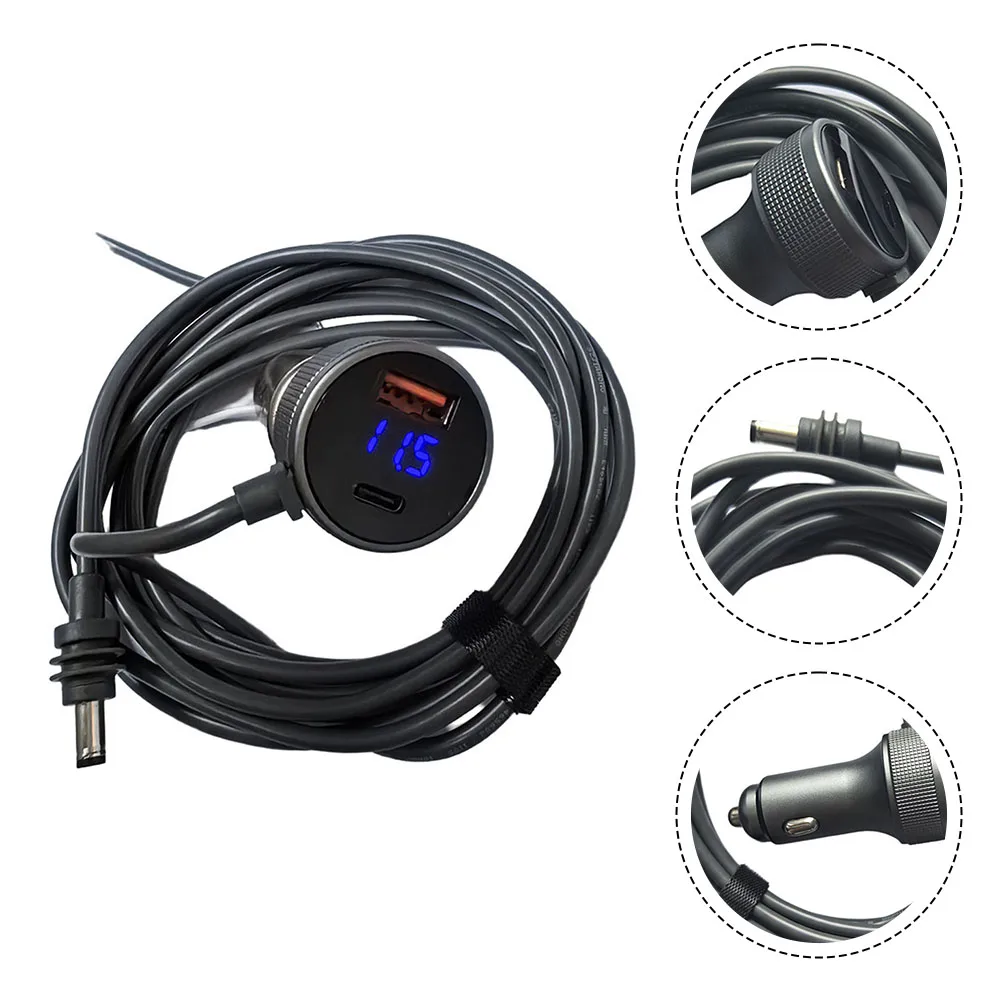 Фото 300 см для Starlink для Mini Dual USB автомобильное зарядное устройство 12 В-24 В автомобильный прикуриватель соединительный кабель PD быстрая зарядка №5