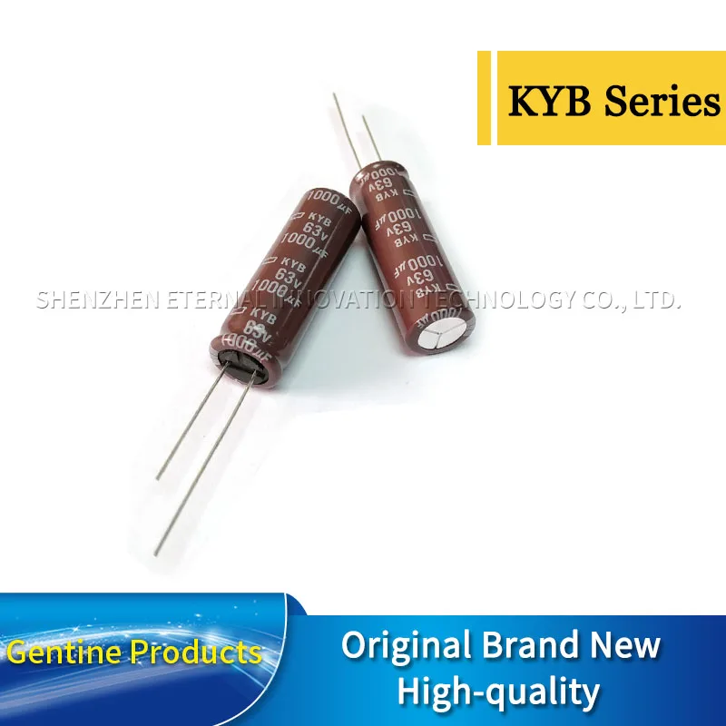 10 шт. 63В 1000мкФ KYB 12,5x40 EKYB630ELL102MK40S оригинальные новые электронные конденсаторы с низким сопротивлением