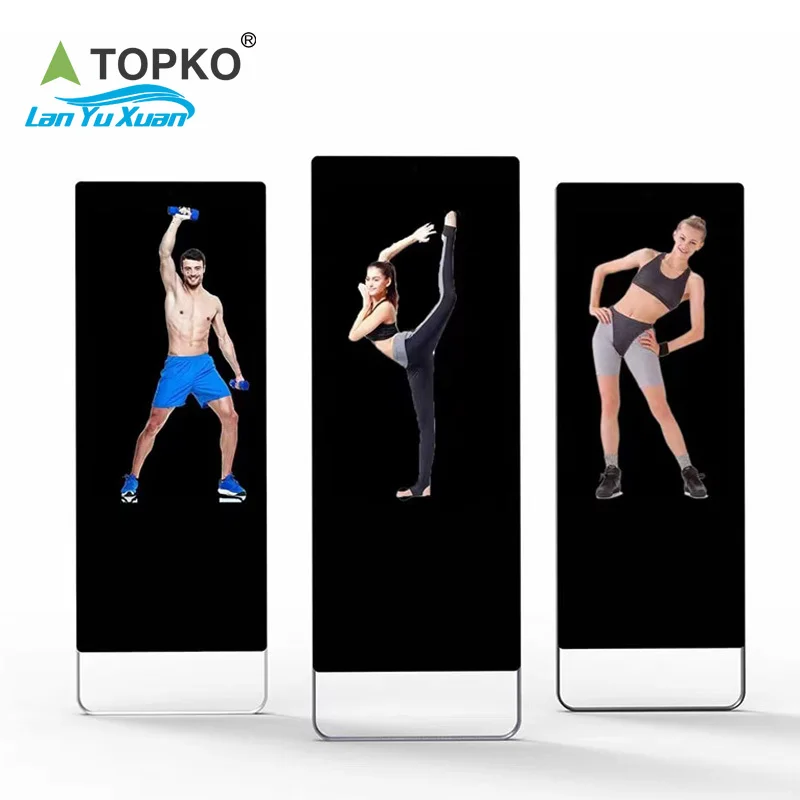 Смарт-зеркало для йоги TOPKO диагональю 32 дюйма с сенсорным экраном