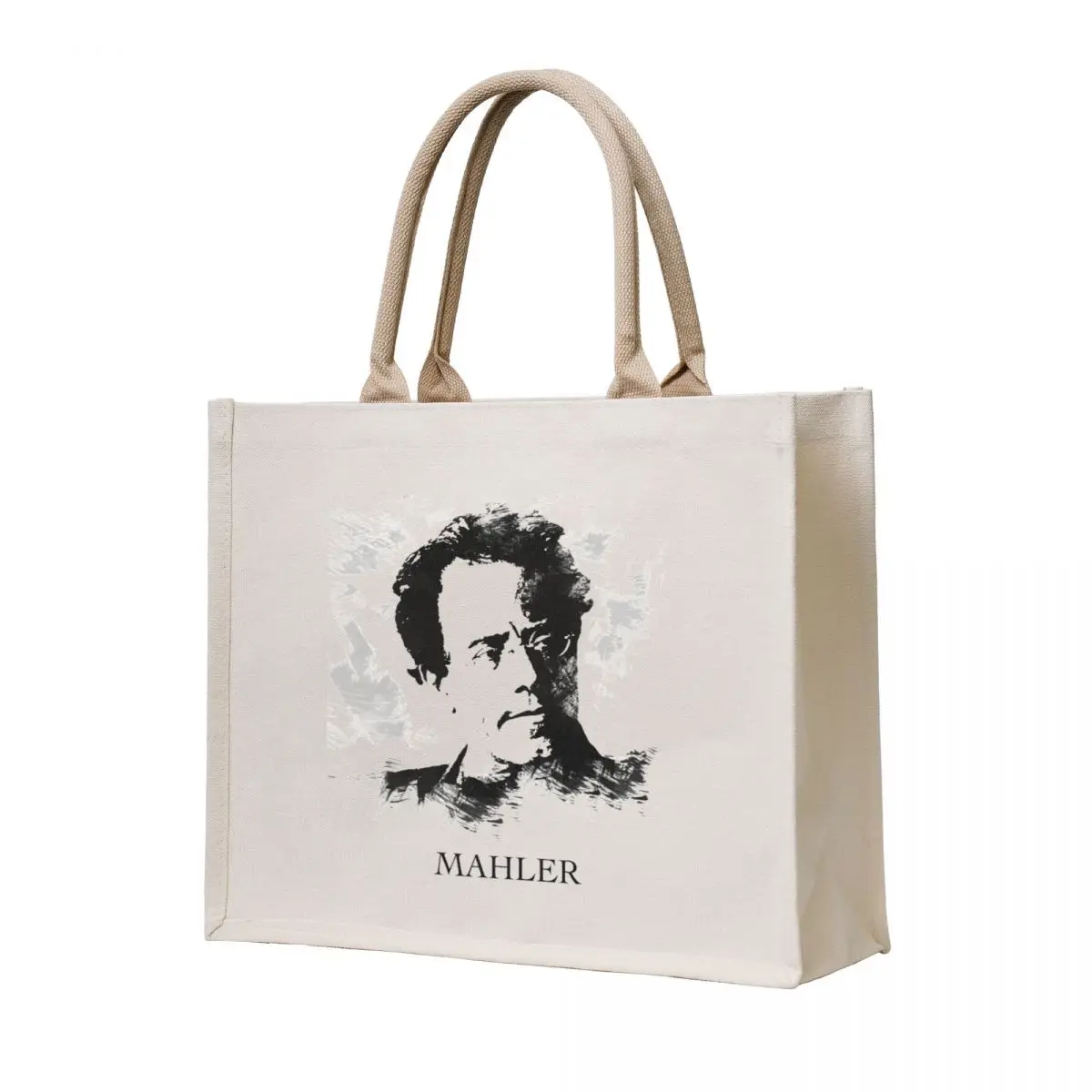 Сумка-тоут Gustav Mahler Пляжная сумка, ручная сумка, сумки для покупок, складная персонализированная сумка