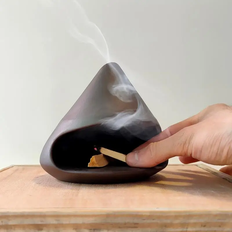 Керамический держатель для мусора Palo ручной работы Palo Santo Ash Sage, чаша для размазывания и подставка для сжигания запаха для домашнего декора и йоги (art.: 3920cc1373a04) - 3920cc1373a04
