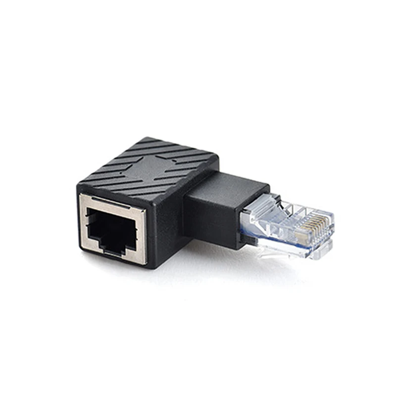 Фото 1 шт. 90 градусов 270 градусов вверх вниз влево вправо многоугольный RJ45 штекер-гнездо Lan №5