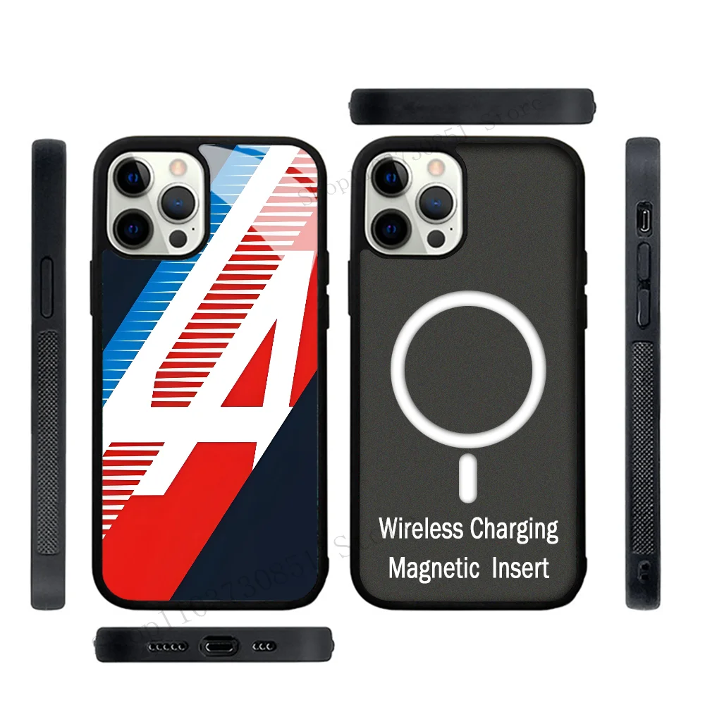 Чехол для телефона Alpine, сильный магнитный для IPhone 15 14 13 Pro Max 11 12 Mini Alex, зеркальный для Magsafe